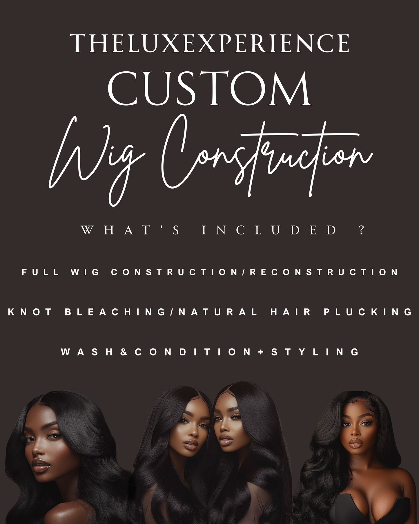 U-PART WIG CONSTRUCTION